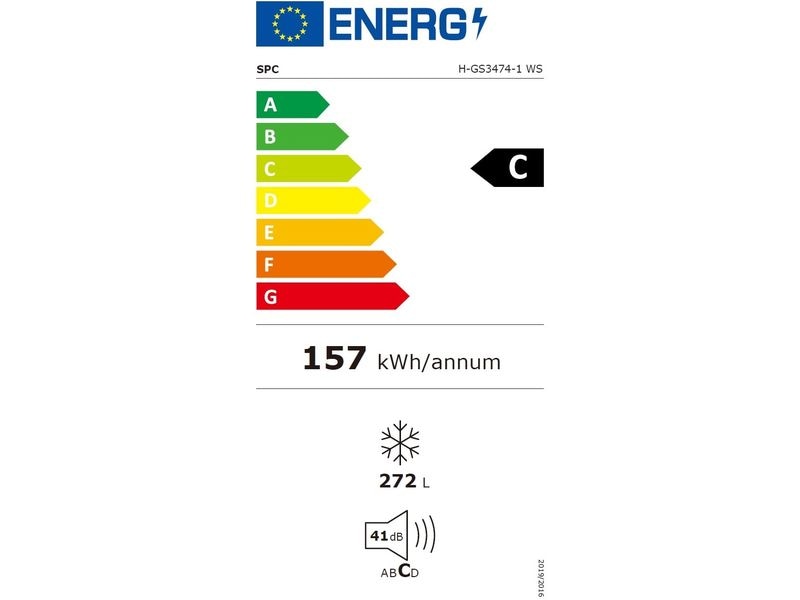 SPC Gefrierschrank H-GS3474-1 Rechts/Wechselbar