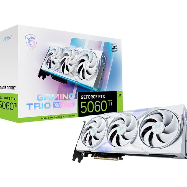 MSI Grafikkarte GeForce RTX 5060 TI 16G GAMING TRIO OC WEISS