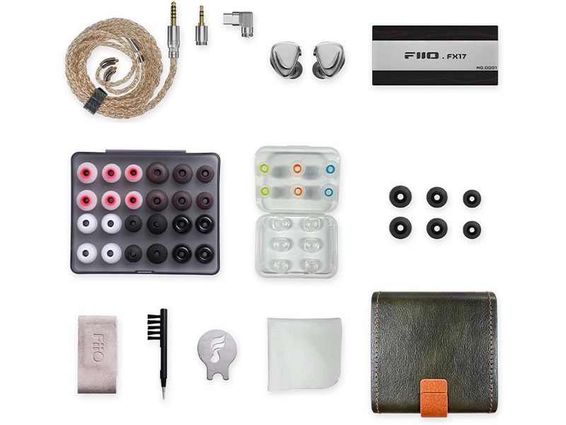 FiiO FX17 In-Ear Ohrhörer mit 13 Treibern Silber