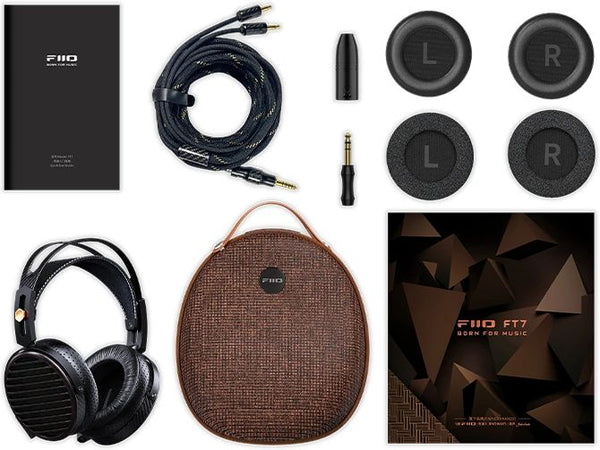 FiiO FT7 Offener Magnetostat-Kopfhörer Schwarz