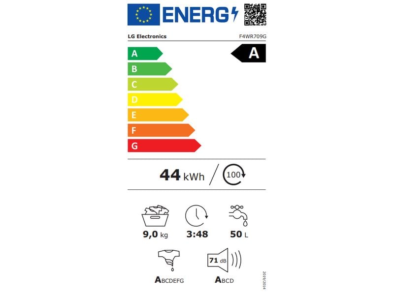 LG Waschmaschine F4WR709G Links