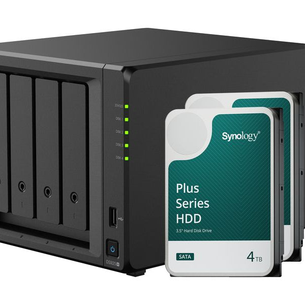 Synology NAS Diskstation DS925+ 4-bay Synology Plus HDD 8 TB