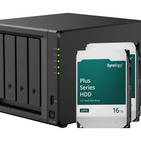 Synology NAS Diskstation DS925+ 4-bay Synology Plus HDD 32 TB