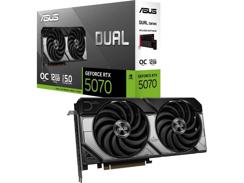 ASUS Grafikkarte Dual GeForce RTX 5070 12 GB OC Edition