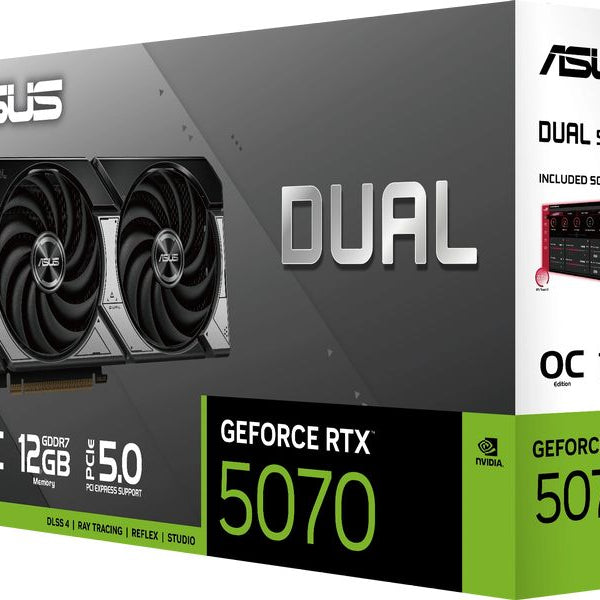 ASUS Grafikkarte Dual GeForce RTX 5070 12 GB OC Edition