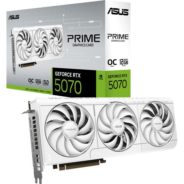 ASUS Grafikkarte PRIME GeForce RTX 5070 12 GB White OC Edition