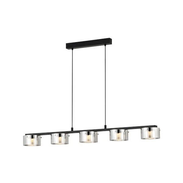 EGLO Leuchten LED-Pendelleuchte COPILLOS LED 5 x 5.4W 3000K Silber