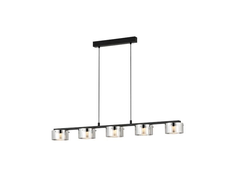 EGLO Leuchten LED-Pendelleuchte COPILLOS LED 5 x 5.4W 3000K Silber