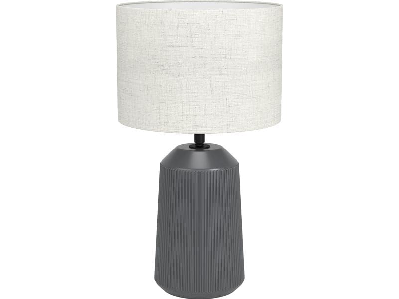 EGLO Leuchten Tischleuchte CAPALBIO grau exkl. E27 1x40W