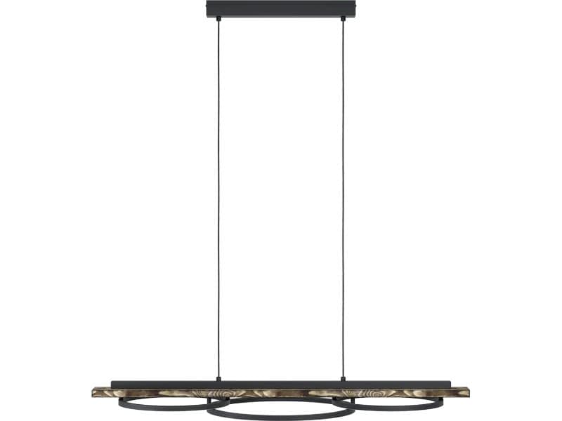 EGLO Leuchten LED-Pendelleuchte BOYAL LED 2 x 12.5W 3000K Braun