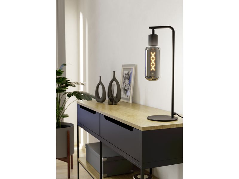 EGLO Leuchten Tischleuchte MAIONE schwarz exkl. E27 1x4W