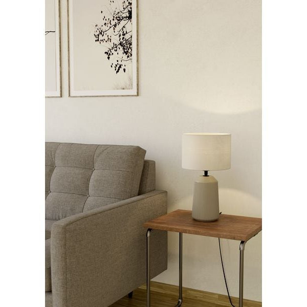 EGLO Leuchten Tischleuchte CAPALBIO beige exkl. E27 1x40W