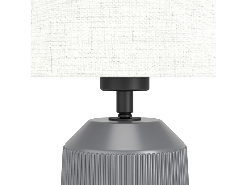 EGLO Leuchten Tischleuchte CAPALBIO grau exkl. E27 1x40W