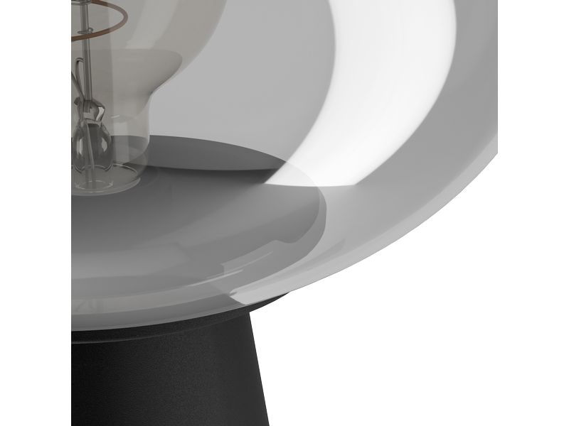 EGLO Leuchten Tischleuchte MADONNINA gross, schwarz exkl. E27 1x40W