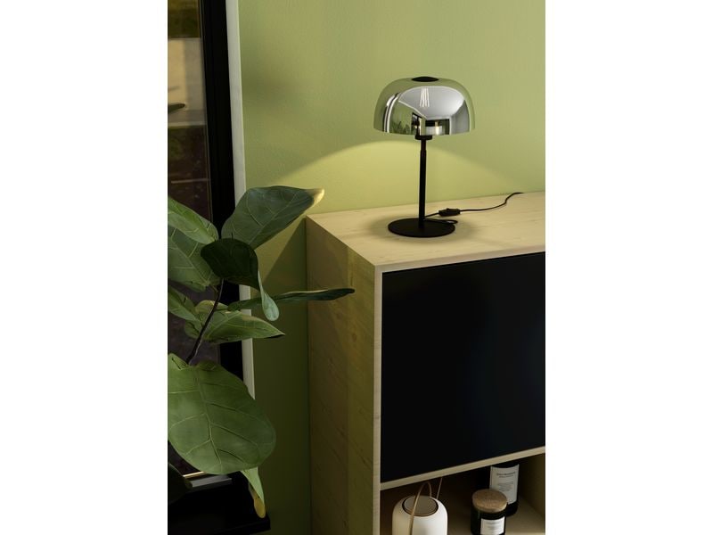 EGLO Leuchten Tischleuchte SOLO 2 schwarz exkl. E27 1x40W