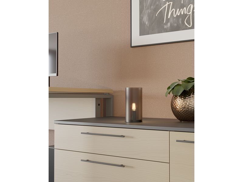 EGLO Leuchten Tischleuchte GEO braun exkl. E14 1x40W