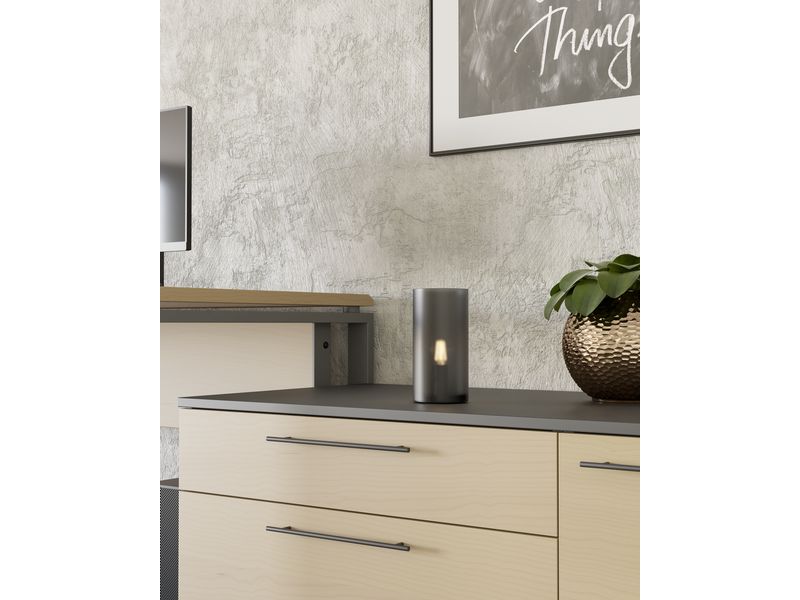 EGLO Leuchten Tischleuchte GEO grau exkl. E14 1x40W