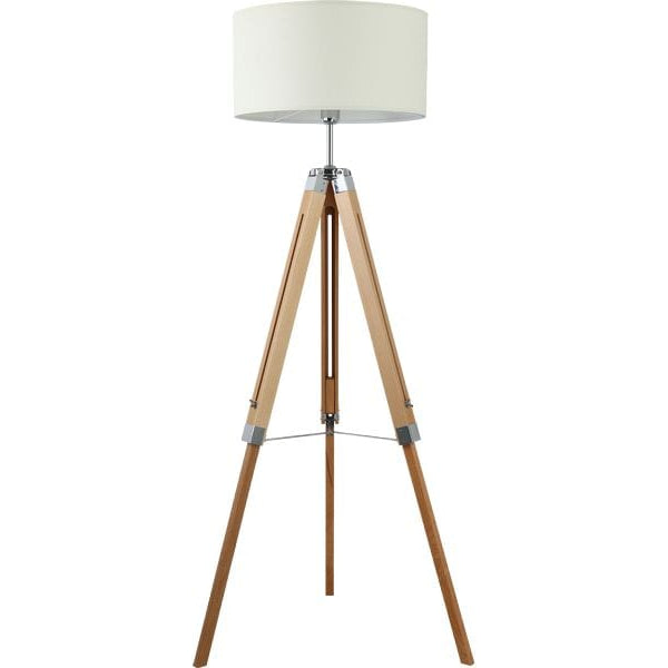 EGLO Leuchten Stehleuchte LANTADA natur exkl. E27 1x60W