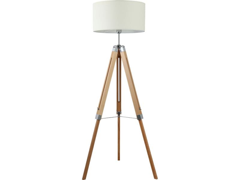 EGLO Leuchten Stehleuchte LANTADA natur exkl. E27 1x60W