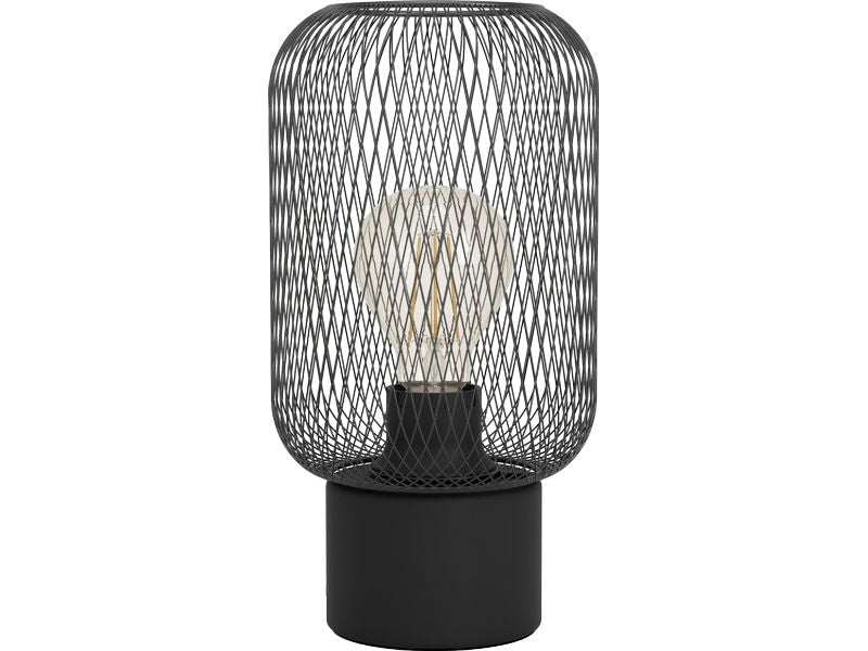 EGLO Leuchten Tischleuchte WRINGTON schwarz exkl. E27 1x60W