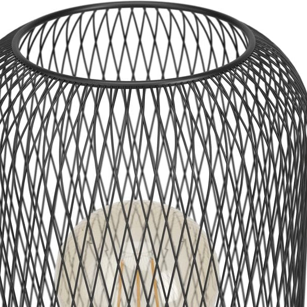 EGLO Leuchten Tischleuchte WRINGTON schwarz exkl. E27 1x60W