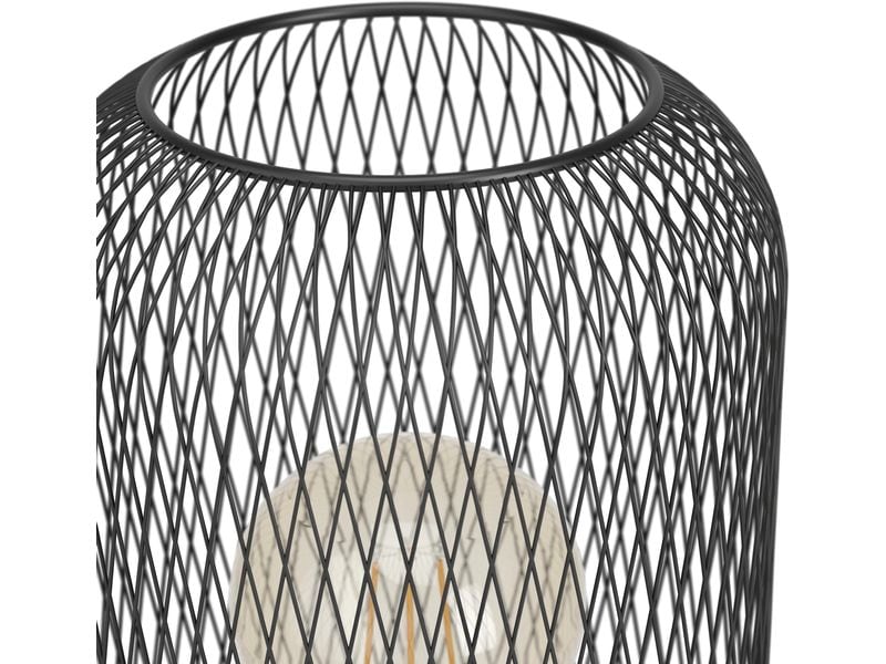 EGLO Leuchten Tischleuchte WRINGTON schwarz exkl. E27 1x60W