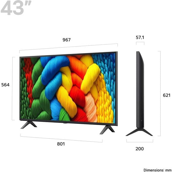 LG TV 43NANO80A6B 43
