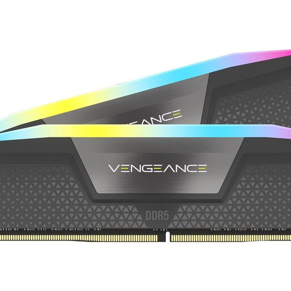 Corsair DDR5-RAM Vengeance RGB Gray 6000 MHz 2x 32 GB
