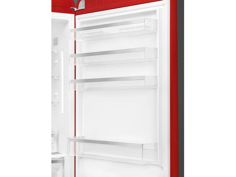 SMEG Kühl-Gefrierkombination FAB38RRD6 Rot, Rechts