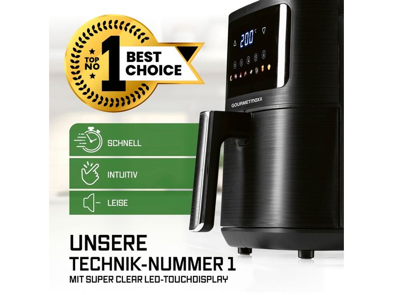 GOURMETmaxx Heissluft-Fritteuse AirGenius S 4.5 l