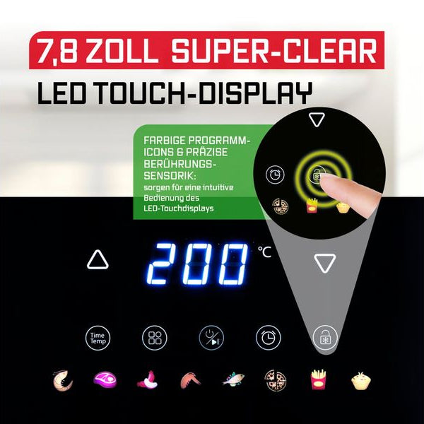 GOURMETmaxx Heissluft-Fritteuse AirGenius S 4.5 l