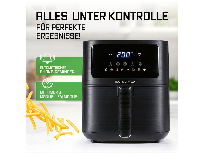 GOURMETmaxx Heissluft-Fritteuse AirGenius S 4.5 l