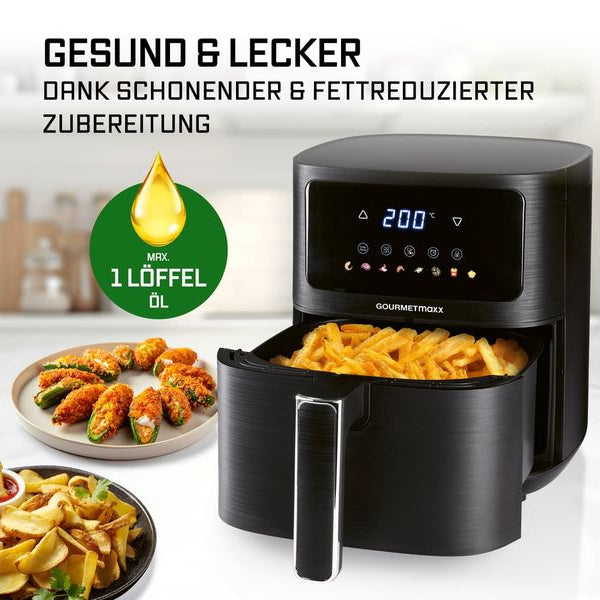 GOURMETmaxx Heissluft-Fritteuse AirGenius S 4.5 l