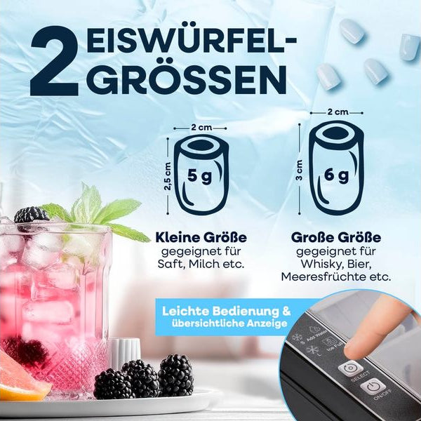 GOURMETmaxx Eiswürfelmaschine 12 kg/24h