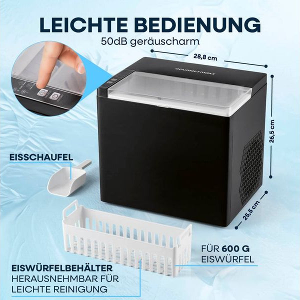 GOURMETmaxx Eiswürfelmaschine 12 kg/24h