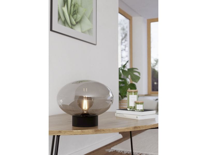 EGLO Leuchten Tischleuchte MADONNINA schwarz exkl. E27 1x40W