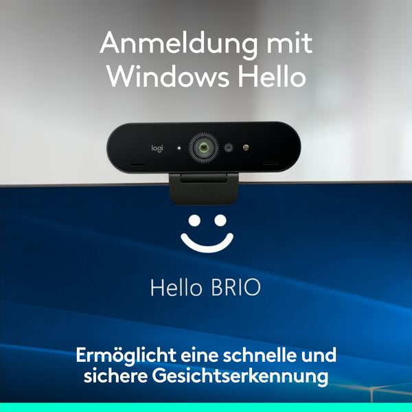 Logitech Webcam Brio 4K Ultra HD graphite