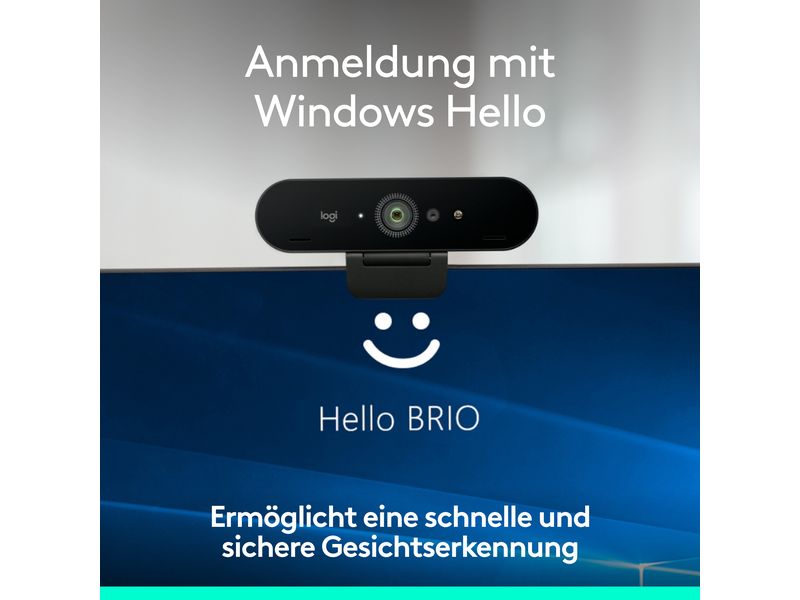 Logitech Webcam Brio 4K Ultra HD graphite