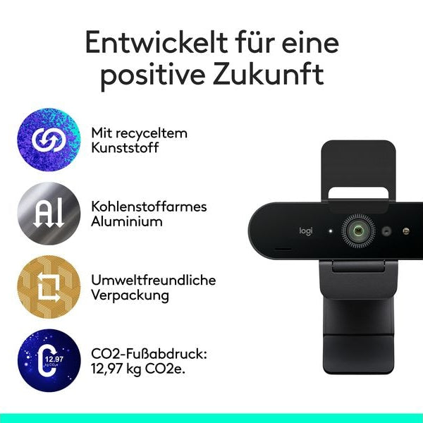 Logitech Webcam Brio 4K Ultra HD graphite