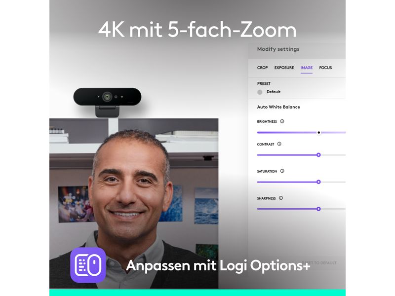 Logitech Webcam Brio 4K Ultra HD graphite