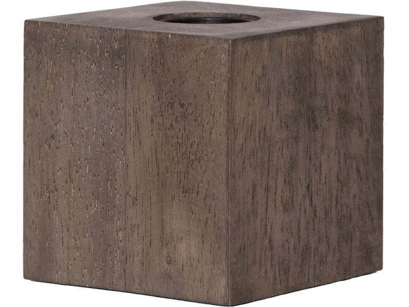 Star Trading Lampenhalter KUB E27 Braun/Natur