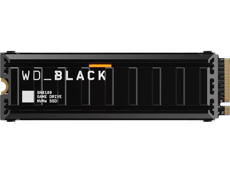 WD Black SSD SN8100 Heatsink M.2 2280 NVMe 1000 GB
