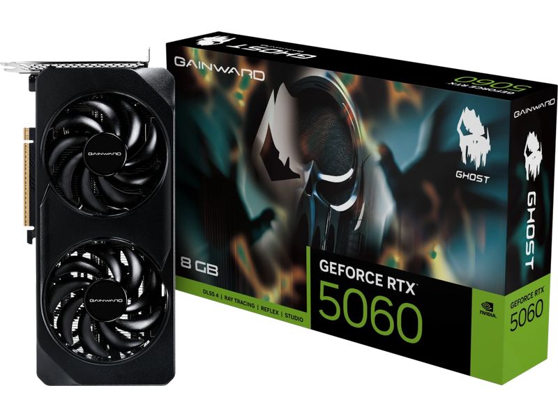Gainward Grafikkarte GeForce RTX 5060 Ghost 8 GB