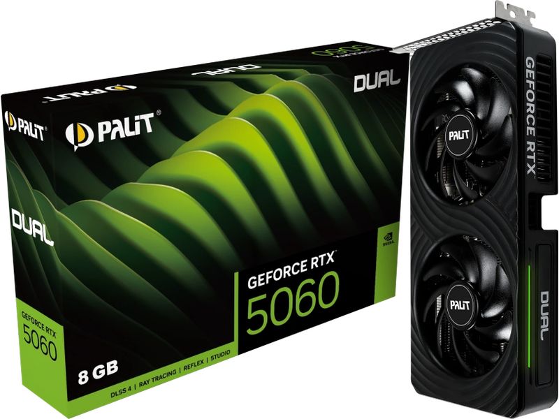 Palit Grafikkarte GeForce RTX 5060 Dual 8 GB
