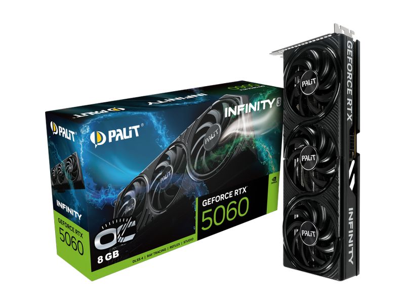 Palit Grafikkarte GeForce RTX 5060 Infinity 3 OC 8 GB