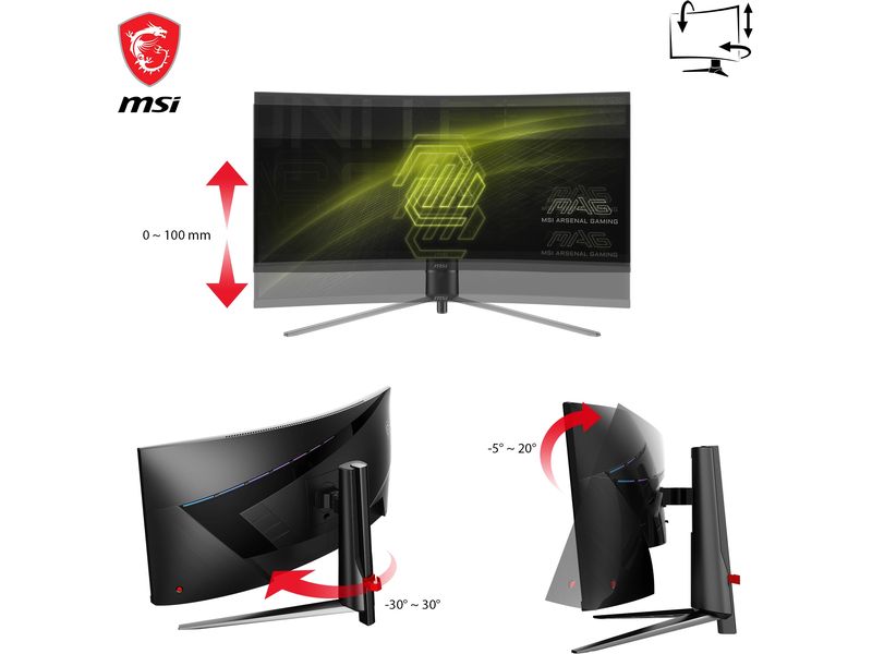 MSI Monitor MAG 345CQRDE