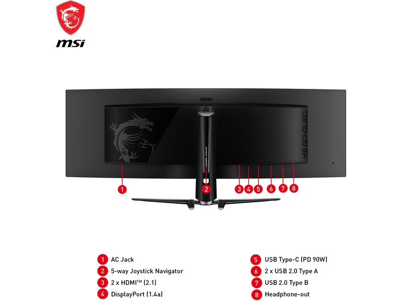 MSI Monitor MPG 491CQPDE QD-OLED