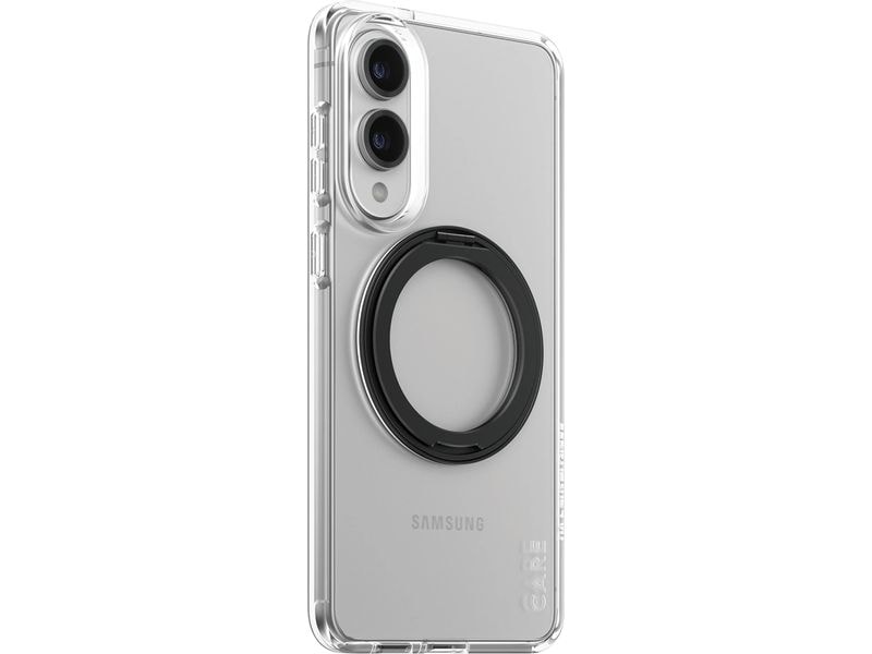 CARE Back Cover Feature mit Kickstand Transparent/Schwarz