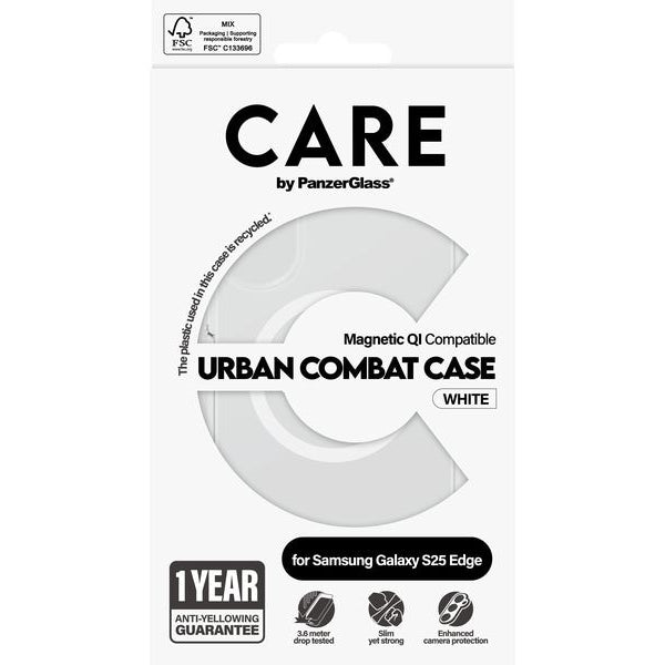 CARE Back Cover Flagship Urban Combat Transparent/Weiss