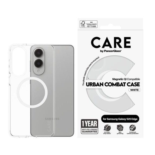 CARE Back Cover Flagship Urban Combat Transparent/Weiss